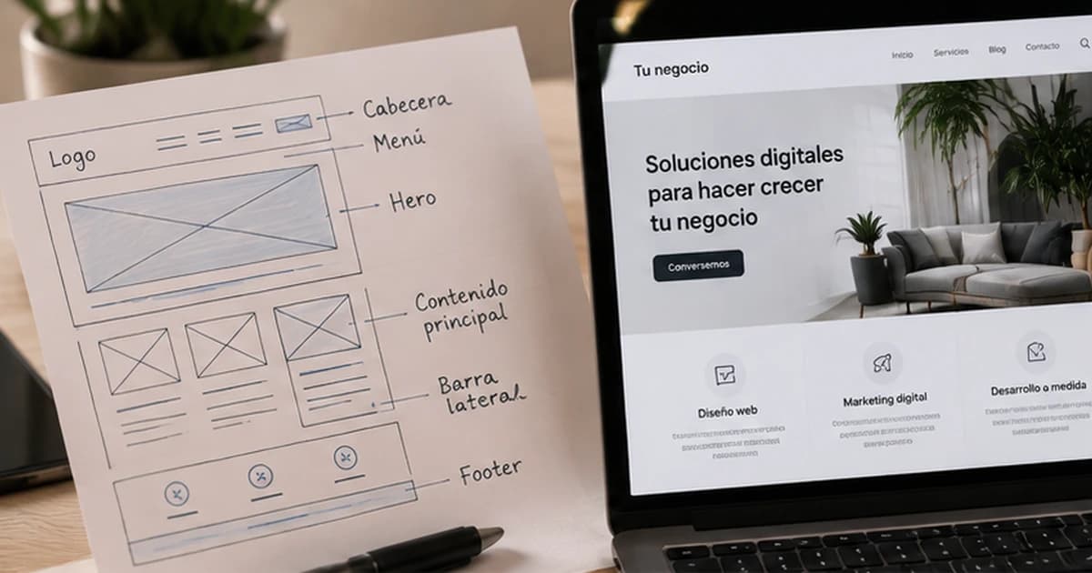 Partes de una página web y para qué sirve cada una