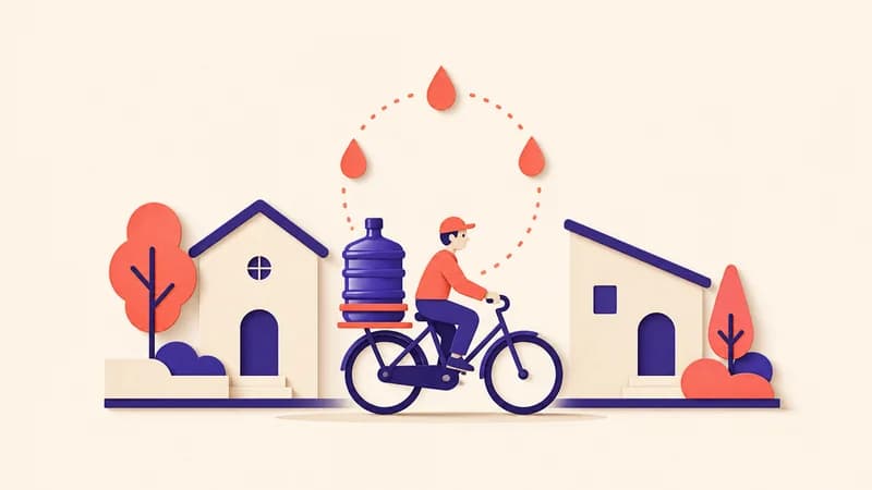 Suscripción de agua a domicilio en Perú