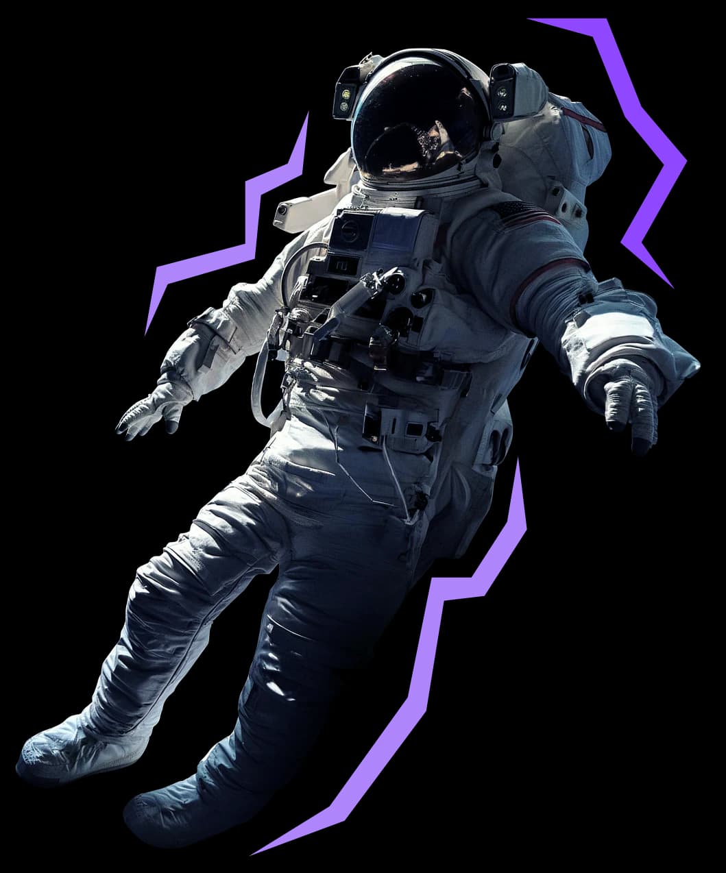 Astronauta despegando