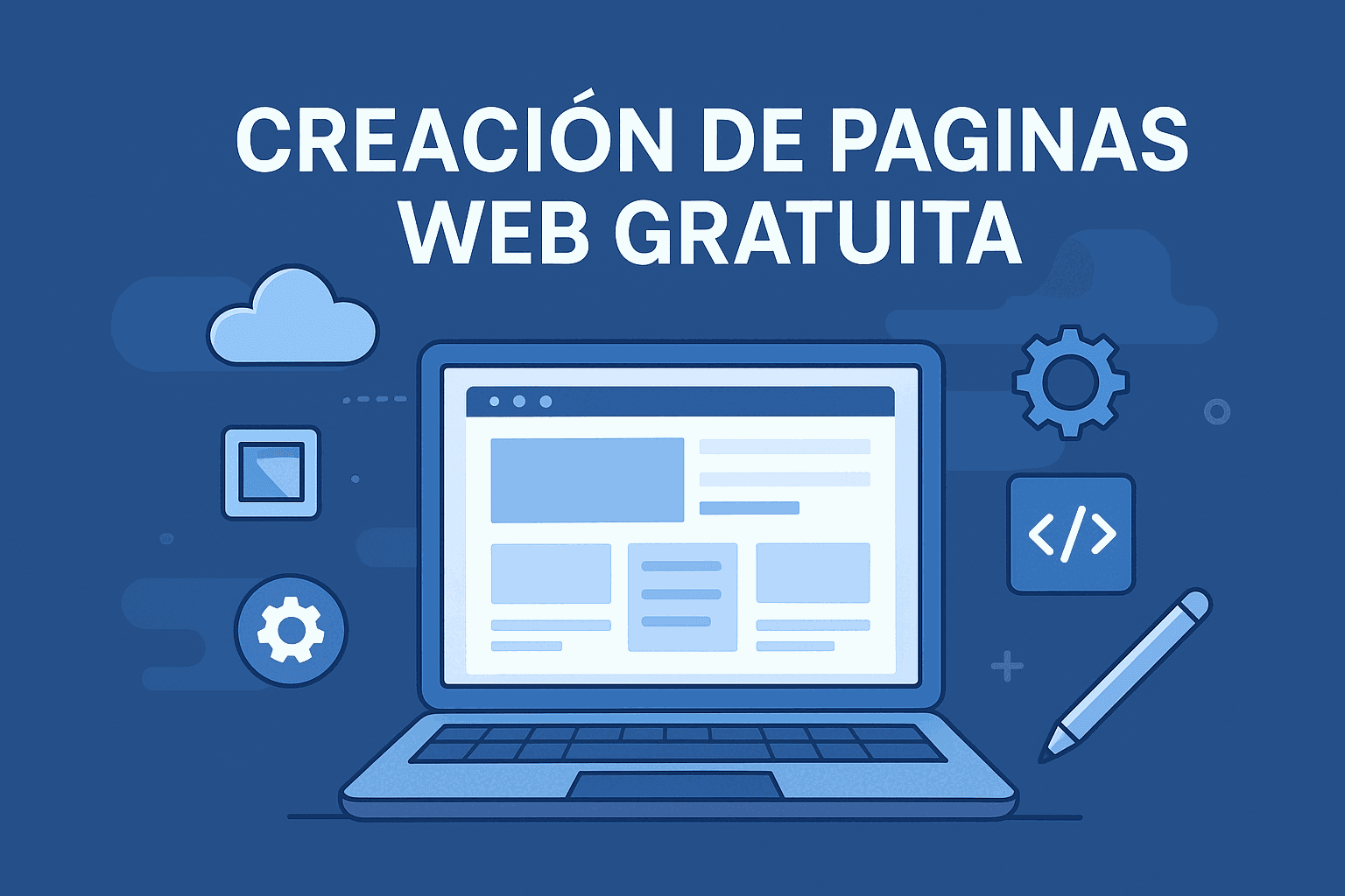 Creador web gratis: ventajas y límites