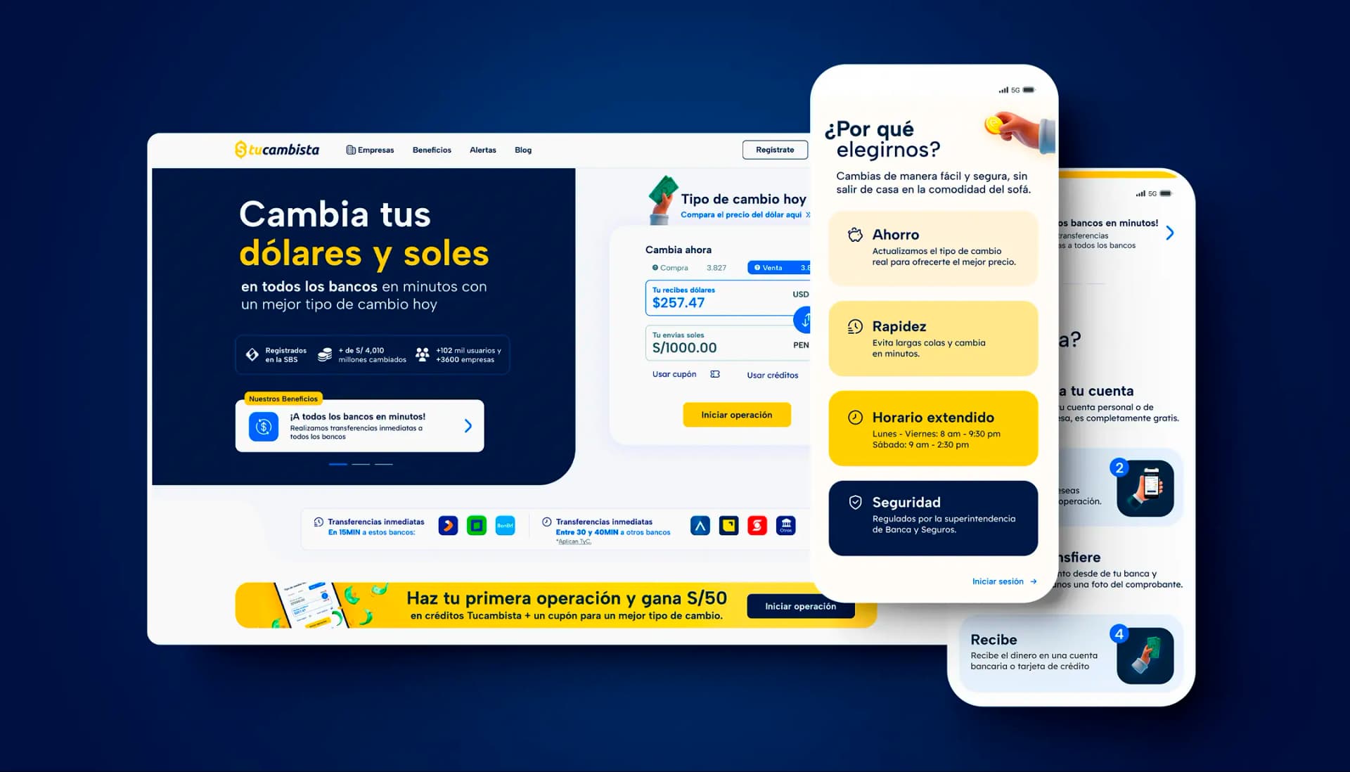 Baner del proyecto Tucambista