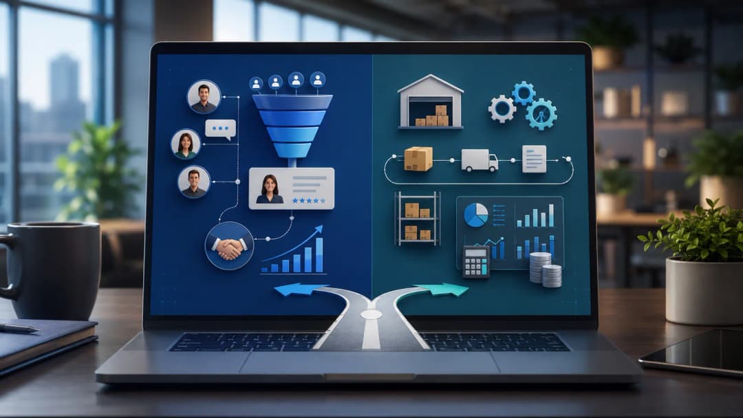 CRM vs ERP: cuál necesitas primero y por qué